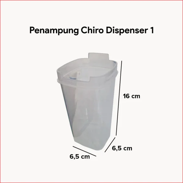 Chiro Dispenser Makanan & Air 650mL - Image 6