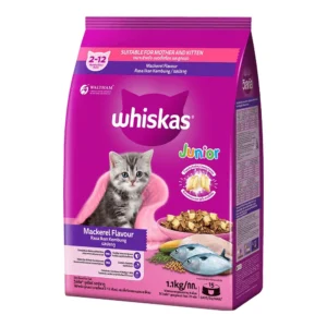 Whiskas Dry Junior Mackarel / Ikan Kembung