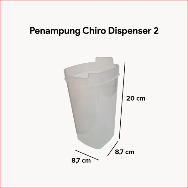 Chiro Dispenser Makanan & Air 1500mL - Image 6