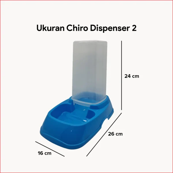 Chiro Dispenser Makanan & Air 1500mL - Image 5