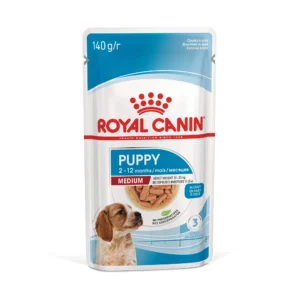 Royal Canin Medium Puppy (140g x 1) Wet Makanan Anak Anjing - Size Health Nutrition