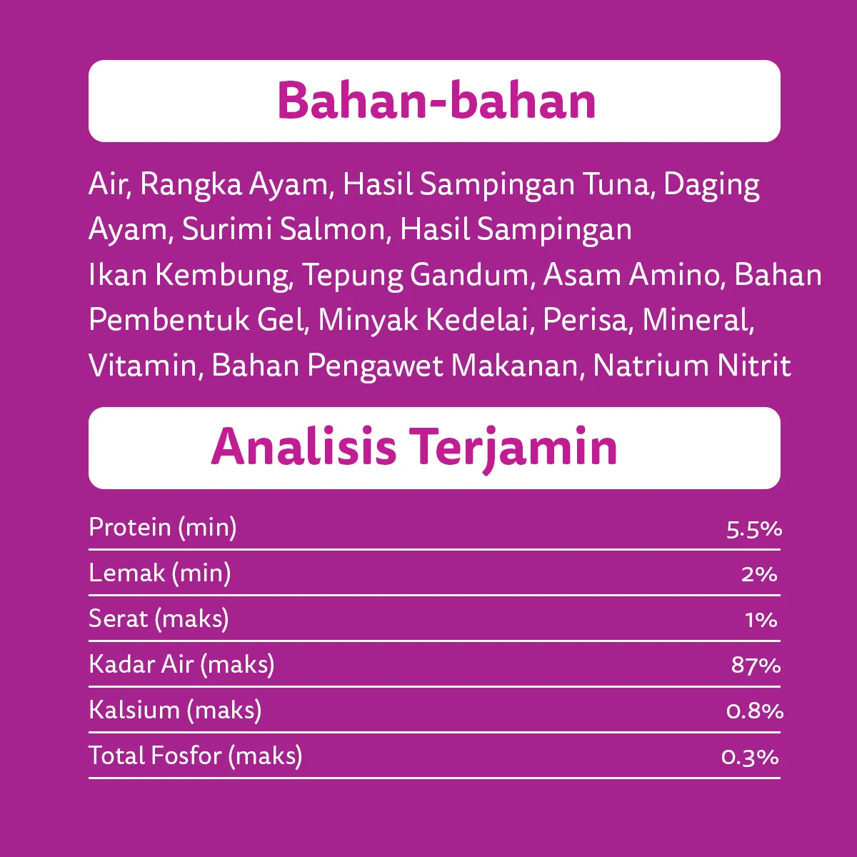 Whiskas Pouch Adult (80gr) - Chicken Salmon Loaf - Image 5