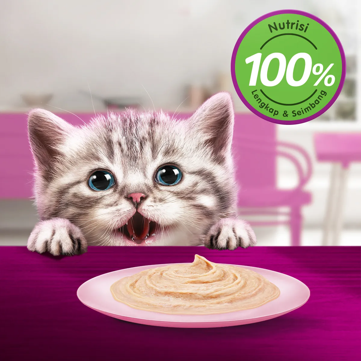 Whiskas Pouch Junior (80gr) - Chicken Mousse - Image 2