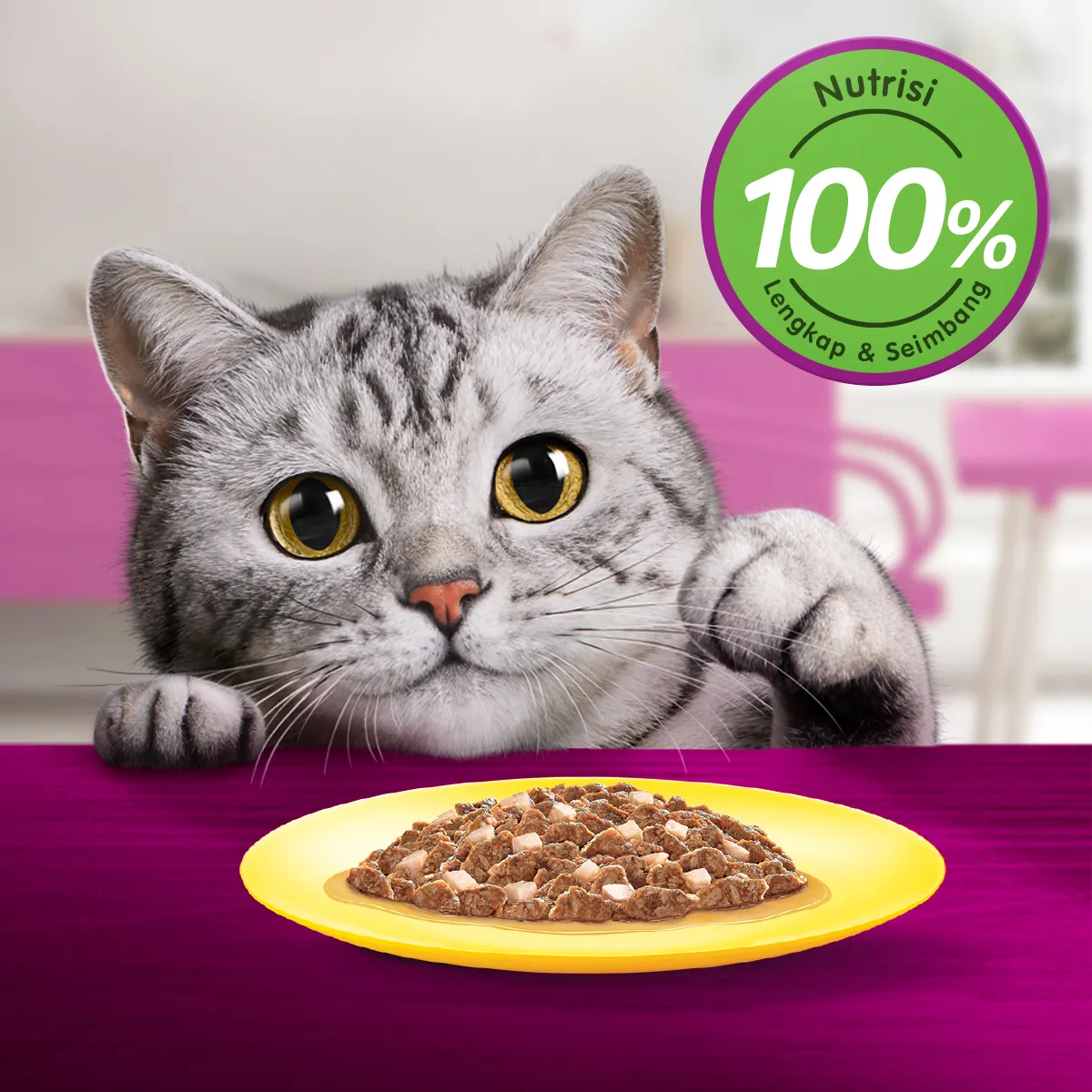 Whiskas Pouch Adult (80gr) - Ocean Fish - Image 2