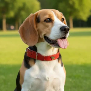 Kalung Kulit Motif Anjing Aneka Warna