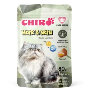 Chiro Pouch Care Series Wet Cat Food - Hair & Skin