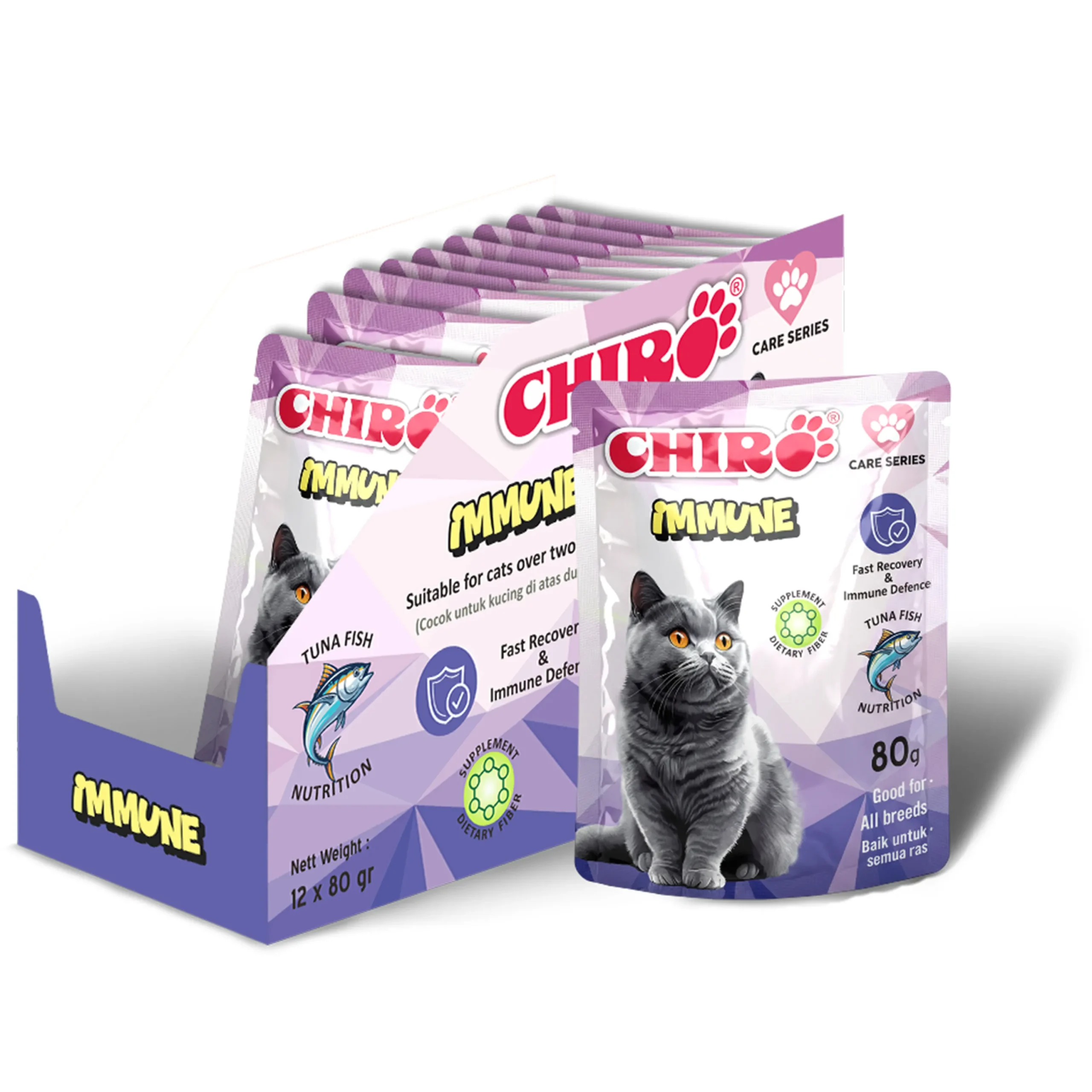 Chiro Pouch Care Series Wet Cat Food - Immune - Image 2