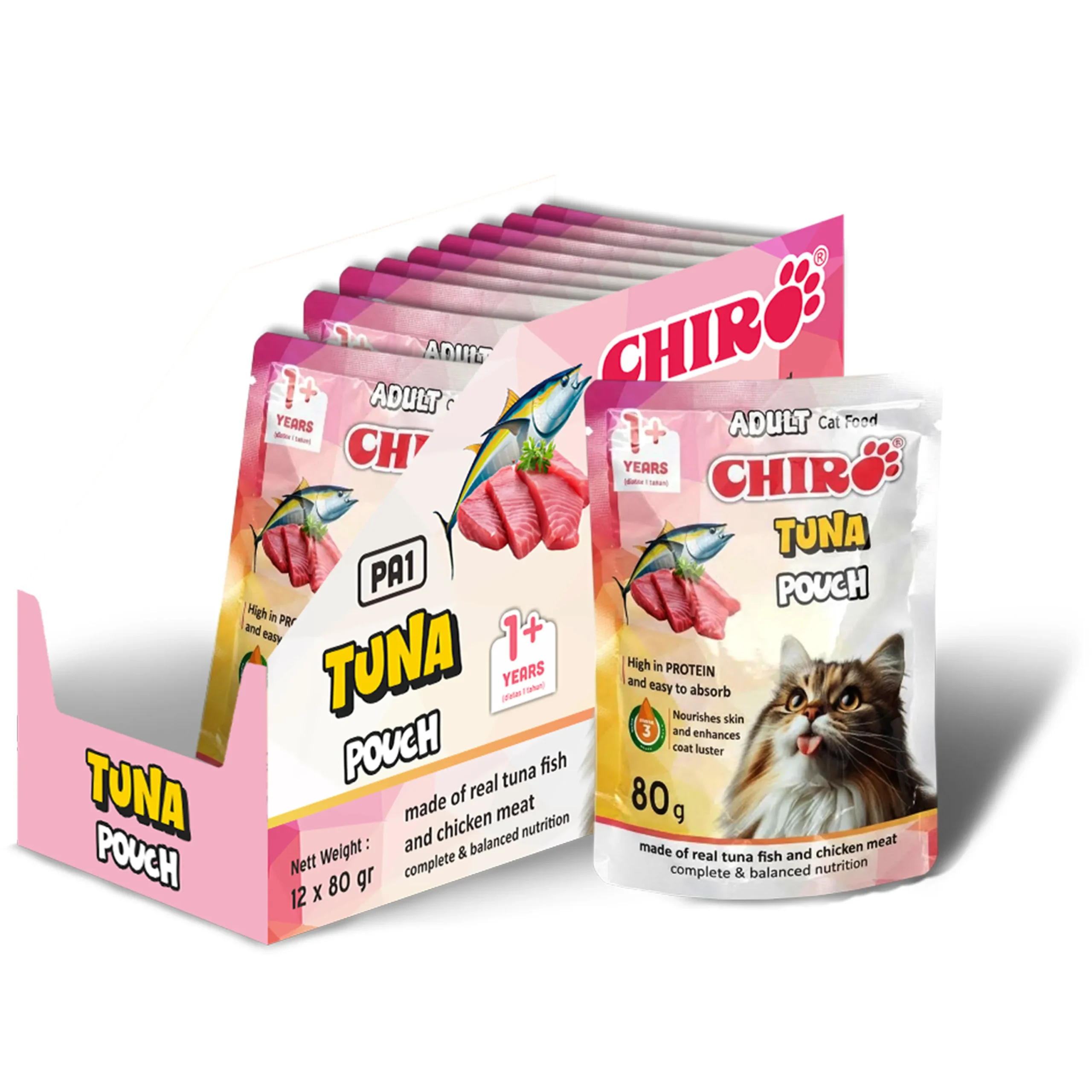 Chiro Pouch Wet Cat Food - Adult Tuna - Image 2